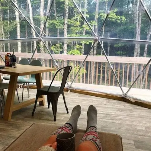 Tree Top Haven в PEI - глэмпинг в Канаде