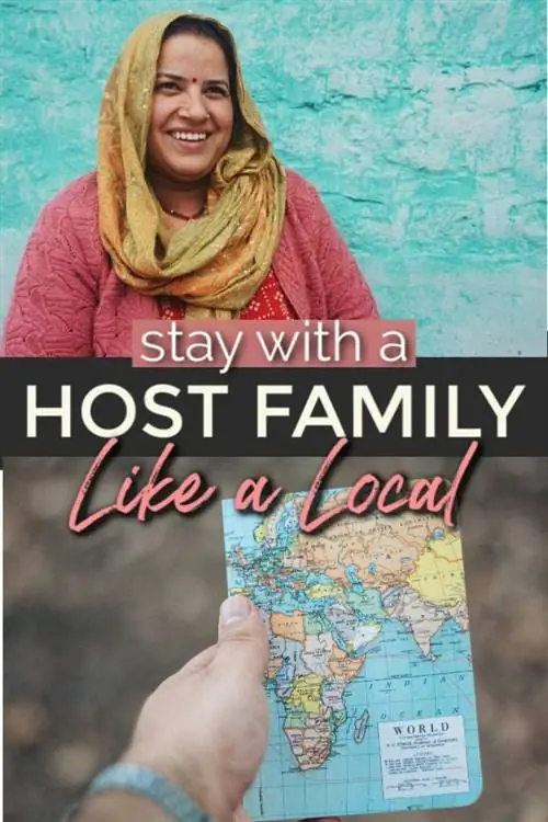 оставайтесь в принимающей семье, как местный житель - как познакомиться с культурой во время путешествия
