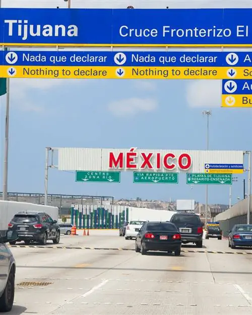 Граница США с Мексикой в Сан-Диего