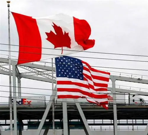 Переход границы США и Канады