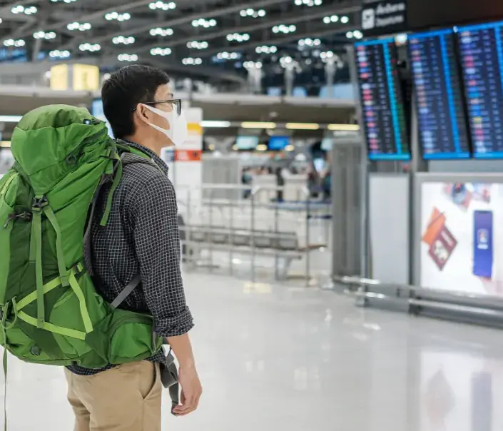 Азиатская маска туриста из Таиланда