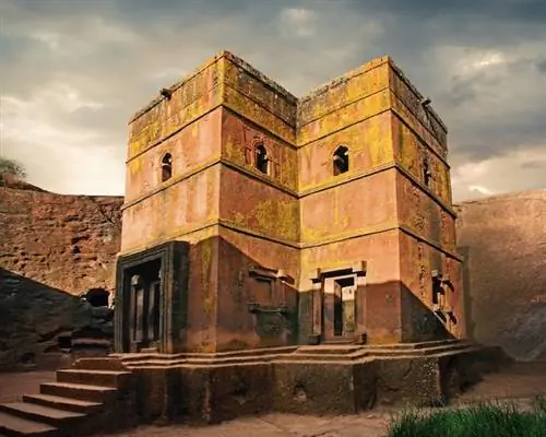 Церковь Святого Георгия в Лалибеле, северная Эфиопия