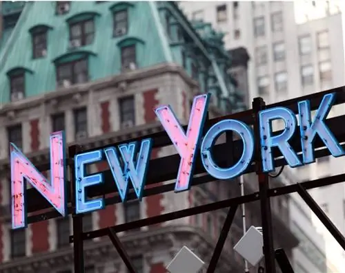 знак Нью-Йорка