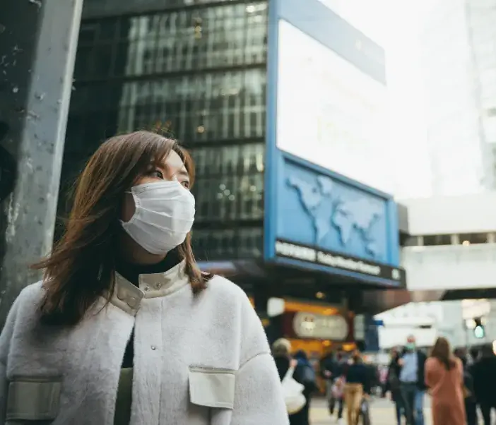 женская маска Гонконг