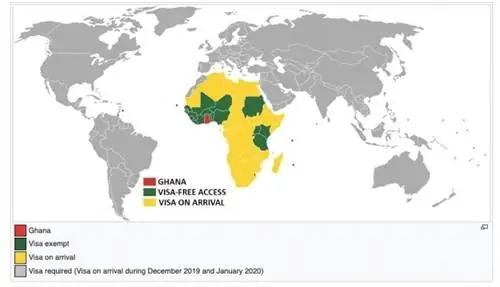 кому нужна виза для поездки в Гану