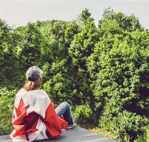 Канадский путешественник в походе