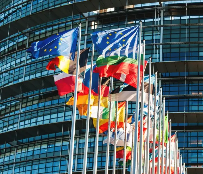 Флаги парламента ЕС
