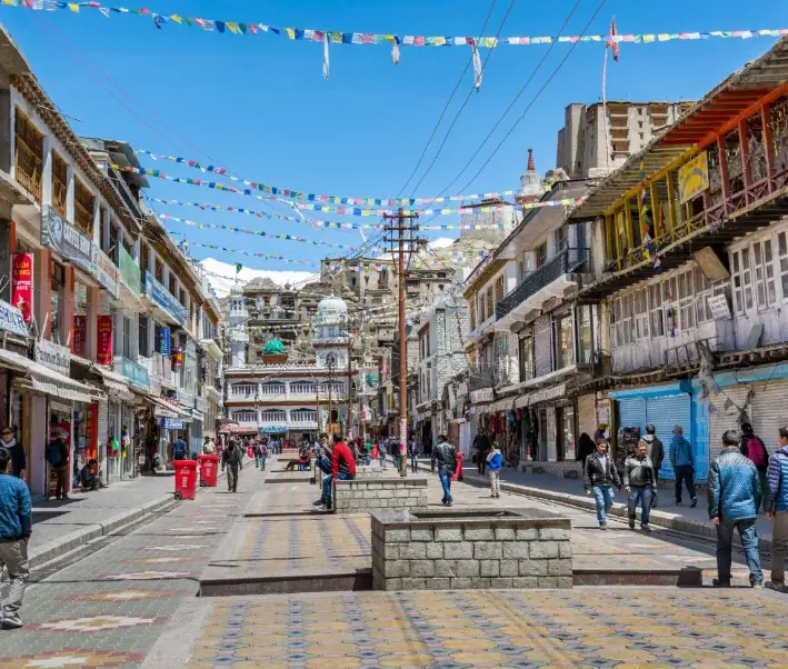 Индия базар улица Кашмир