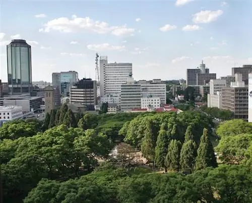 Здания в Хараре, столице Зимбабве