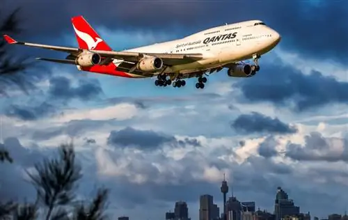 полет на самолете Qantas