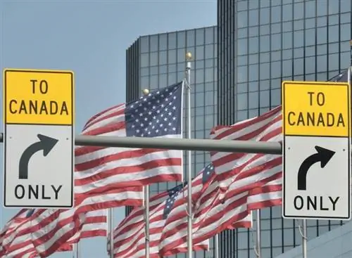 Граница Канады и США - для пересечения ПЦР-теста не требуется