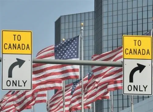 Граница Канады и США - для пересечения ПЦР-теста не требуется