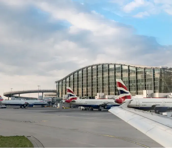 самолеты British Airways в аэропорту Хитроу