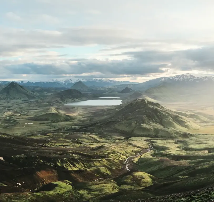 Горы сверху