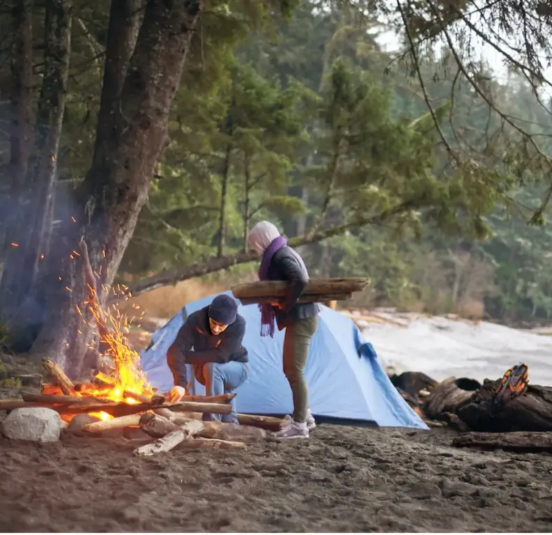 Противопожарная палатка для кемпинга