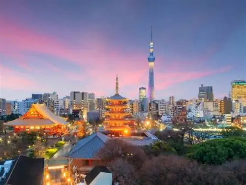 Токио закат