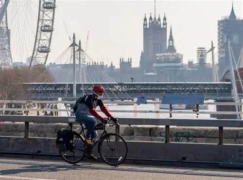 Велосипедист Великобритания Биг Бен Лондон маска для глаз