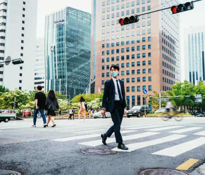 Южная Корея путешествие в маске