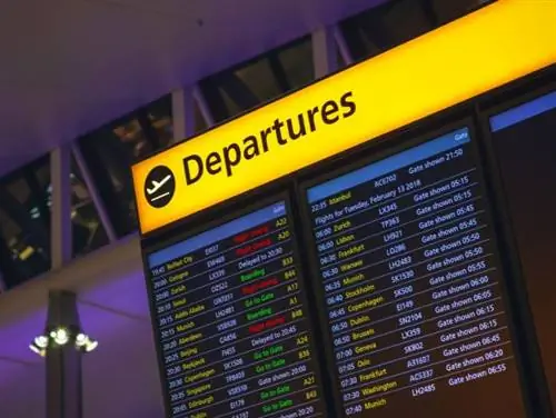 табло вылета