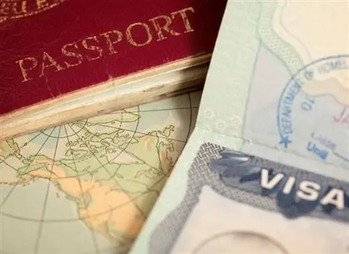 карта паспорта Великобритании виза