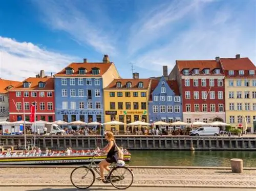 велосипед Дания канал река