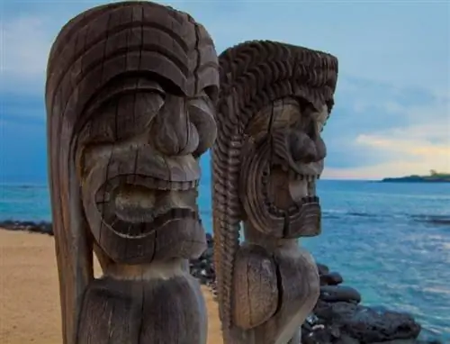 Скульптуры Тики, Гавайи