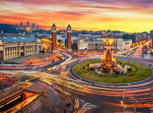 Испания, Барселона, пробки