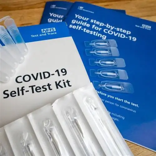 набор для самотестирования NHS Covid набор для самотестирования NHS Covid