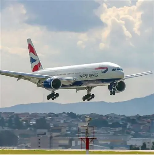 посадка Британских авиалиний