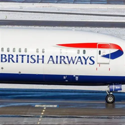 самолет Британских авиалиний