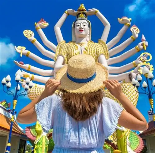 турист в Таиланде