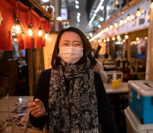 японская женская маска