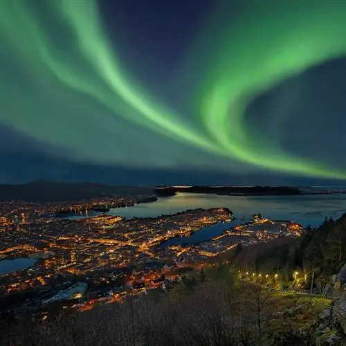 Норвегия северное сияние