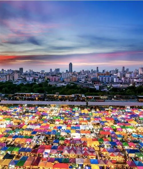 Таиландский рынок в Бангкоке