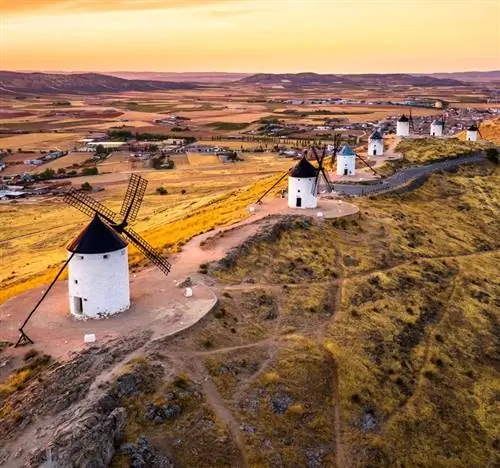 ветряные мельницы в испании