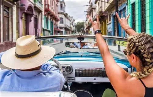 Вождение на Кубе