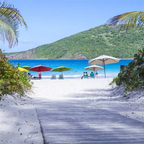 Пляж Фламенко на пуэрториканском острове Кулебра.