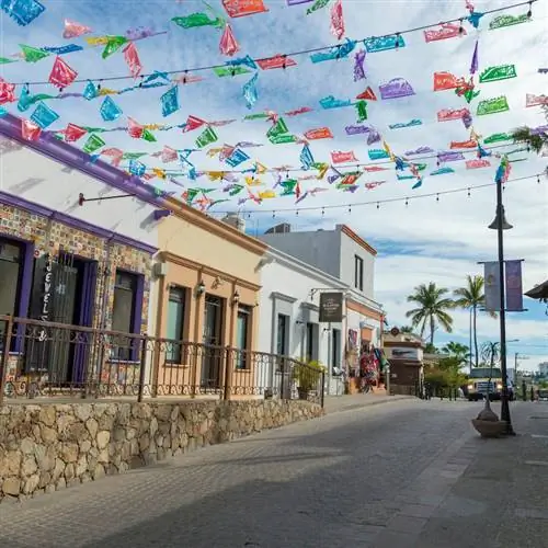 Тихий городок Сан-Хосе-дель-Кабо, Мексика.
