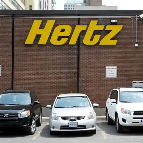Автомобили в прокате автомобилей Hertz