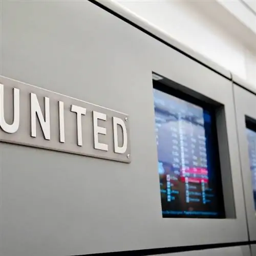 Знак аэропорта United Airlines