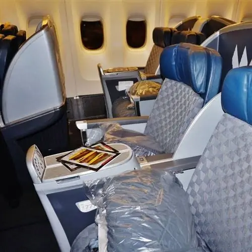 Первый класс в самолете American Airlines