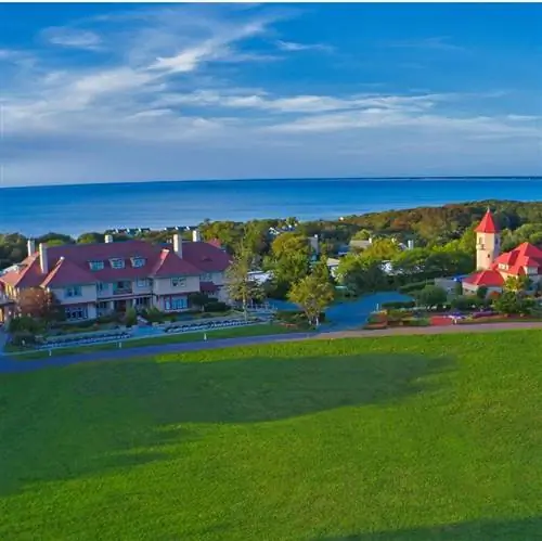 Аэрофотоснимок курорта и гольф-клуба Ocean Edge