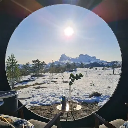 Захватывающий вид на горы в уютном Birdbox