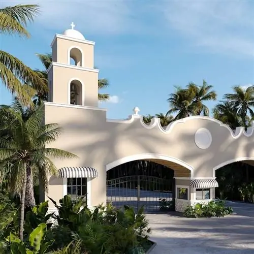 Главный вход в курортный отель Hyatt Zilara Riviera Maya.