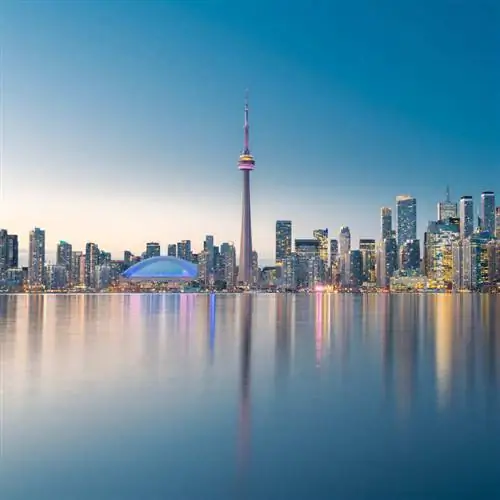 Горизонт города Торонто, Онтарио, Канада