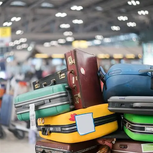 сумки в тележке