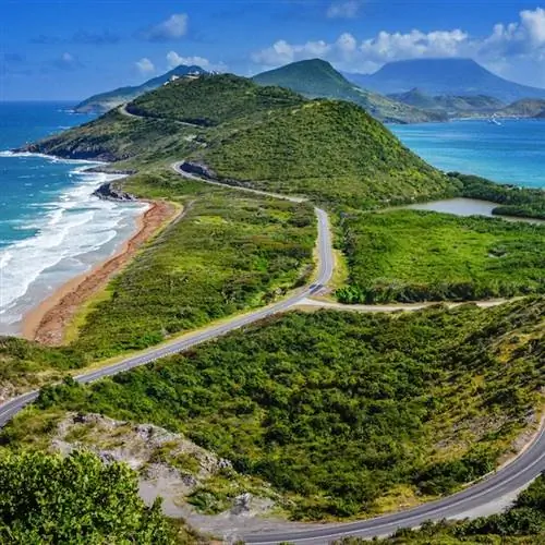 Панорама серпантинной дороги