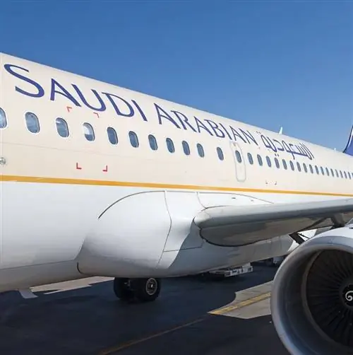 Самолет авиакомпании Саудовская Аравия