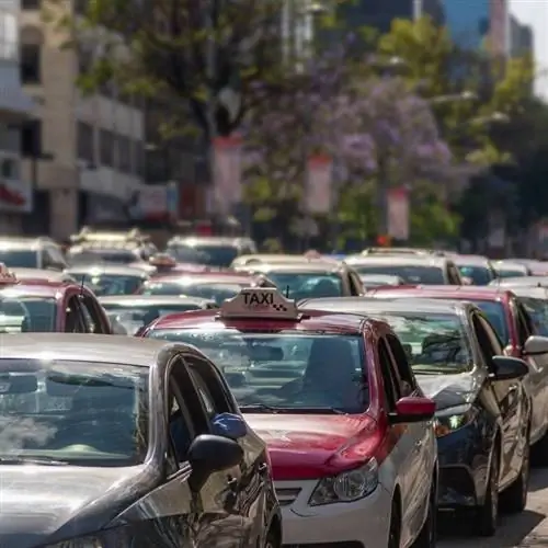 Пробка в Мехико, Мексика