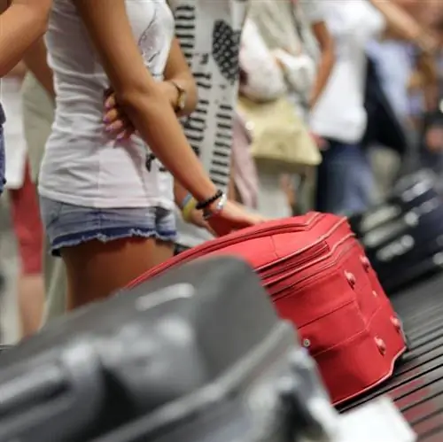 Люди на багажной карусели